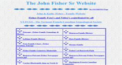 Desktop Screenshot of johnfishersr.net